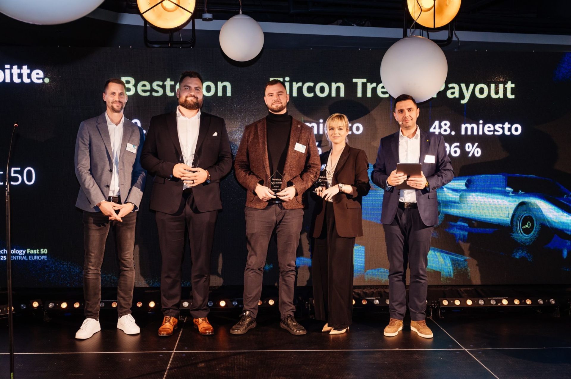 Tím Payout s ocenením Deloitte Technology Fast 50